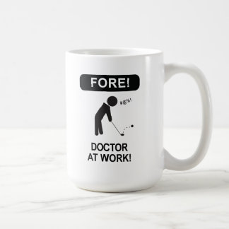 GOLFING DOCTOR COFFEE MUG