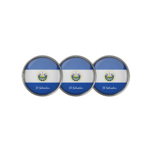 Golfing El Salvador & Flag /Golf Ball Marker