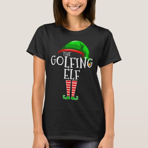 Golfing Elf Family Matching Group Christmas Gift G T_Shirt