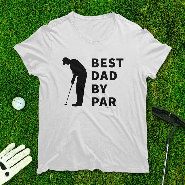 Golfing Father Funny Best Dad By Par Golf Humor T-Shirt (Creator Uploaded)