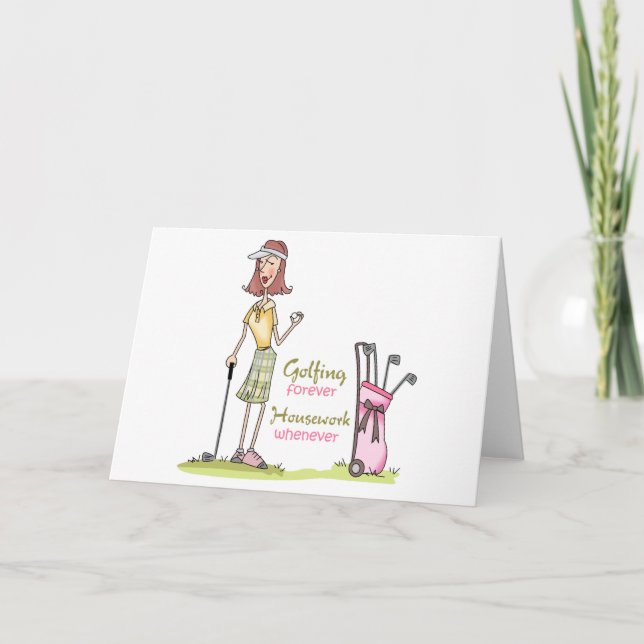 Golfing Forever Card (Front)