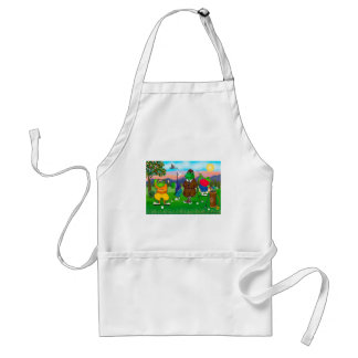 Golfing Frogs - Tournament Adult Apron