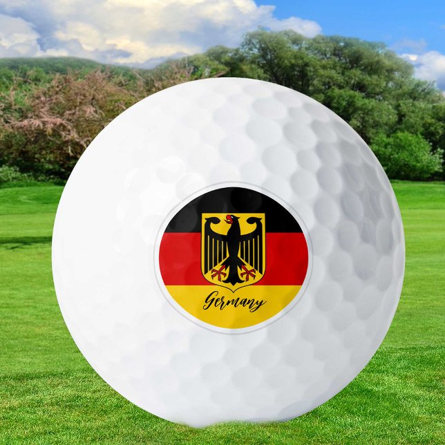 Golfing Germany & German Flag / Golf Ball (Creator Uploaded)