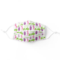 Golfing Gift Ladies Golf Cart Clubs Cute Adult Cloth Face Mask