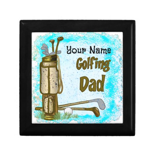 Golfing Golf Dad  Gift Box