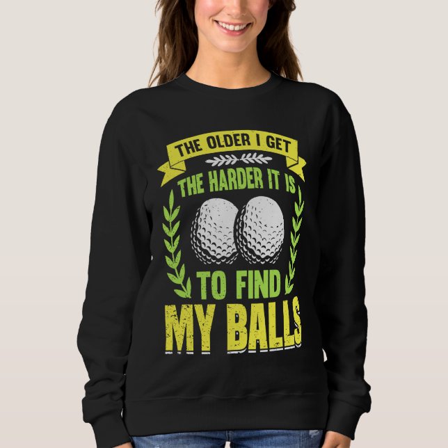 Golfing Golf Player Coach Golfer  18 Sweatshirt (Front)