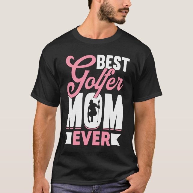 Golfing Golf Player Coach Mother Golfer Mom  2 T-Shirt (Front)