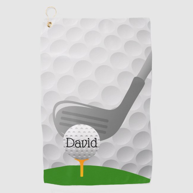 Golfing Golf Towel