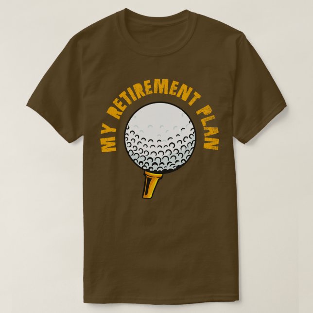 Golfing Golfer Retirement 1 T-Shirt (Design Front)