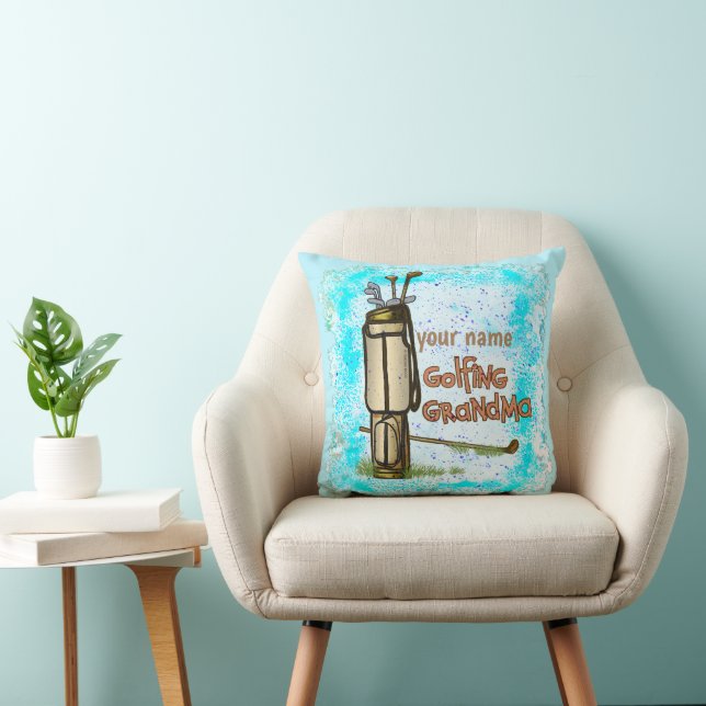 Golfing Grandma pillow (Chair)