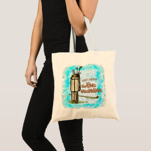 Golfing Grandma Tote Bag