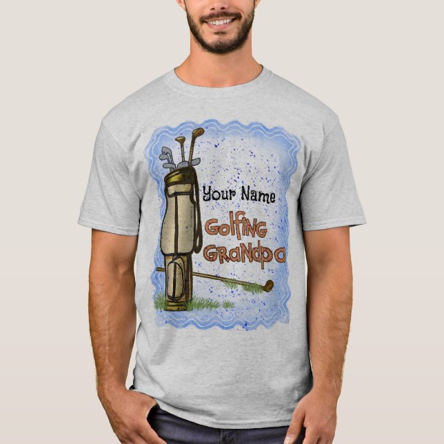 Golfing Grandpa t-shirt (Front)