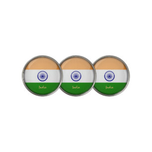 Golfing India & Indian Flag /Golf Ball Marker