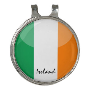 Golfing Ireland & Irish Flag /Golf Ball Marker Golf Hat Clip