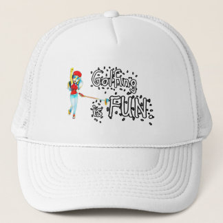 Golfing is fun Trucker Hat