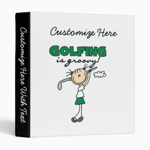 Golfing is Groovy Binder