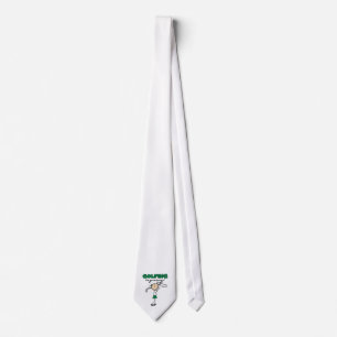 Golfing is Groovy Neck Tie