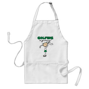 Golfing is Groovy Tshirts and Gifts Adult Apron