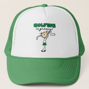 Golfing is Groovy Tshirts and Gifts Trucker Hat
