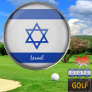 Golfing Israel & Israel Flag /Golf Ball Marker