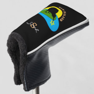 Golfing Kiwi Bird & New Zealand Sports Golf Head Cover