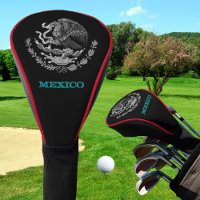 Golfing Mexico & Mexican Eagle coat of arms / flag