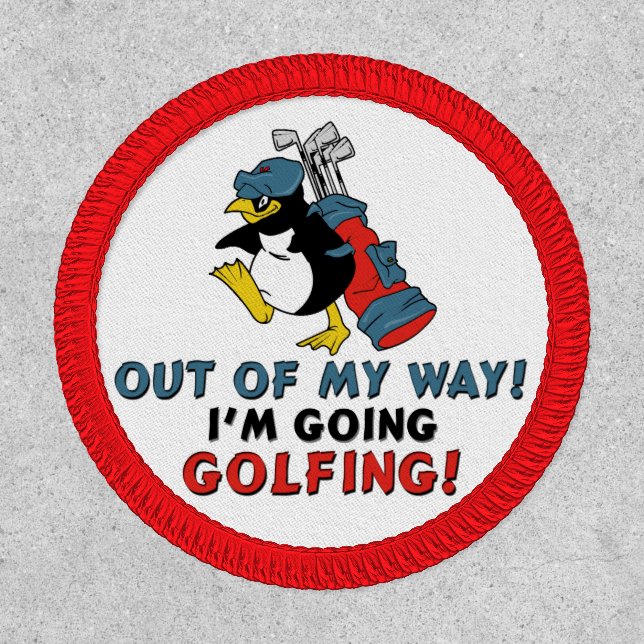 Golfing Penguin Patch (Front)