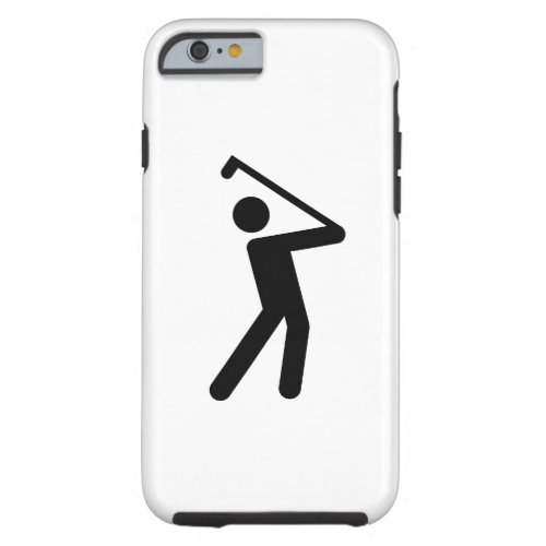 Golfing Pictogram iPhone 6 Case