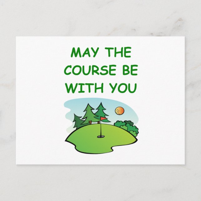 golfing postcard (Front)