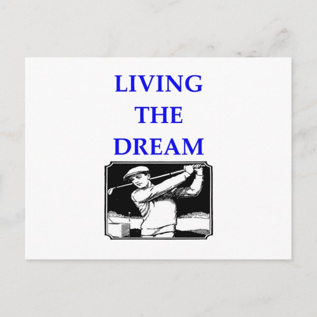 golfing postcard (Front)