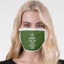 Golfing Quote Keep Calm and Golf On Fun Face Mask