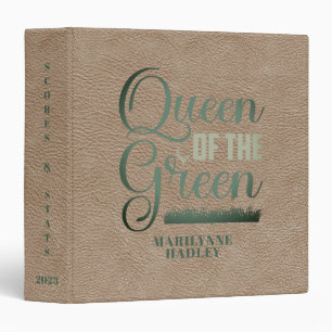 Golfing Scores and Stats Ladies 3 Ring Binder