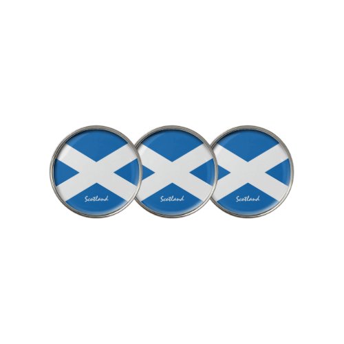 Golfing Scotland  Scottish Flag Golf Ball Marker