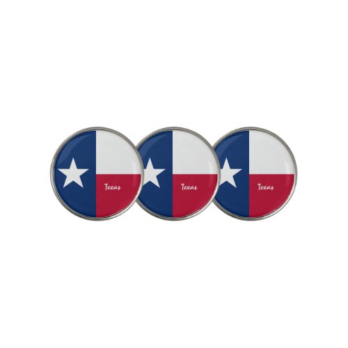 Golfing Texas  Texas Flag Golf Ball Marker USA