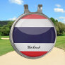 Golfing Thailand & Thai Flag /Golf Ball Marker Golf Hat Clip