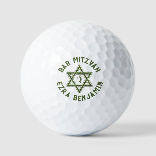 Golfing Theme Golf Bar Mitzvah Golf Balls