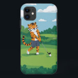 Golfing Tiger Cartoon Mobile Case<br><div class="desc">Add a playful touch to your phone with this vibrant mobile case featuring a cheerful cartoon tiger swinging a golf club under the sun. Perfect for golf enthusiasts, animal lovers, and anyone who enjoys fun, sporty designs. This durable case offers both protection and personality, making your device stand out in...</div>