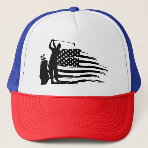 Golfing  trucker hat