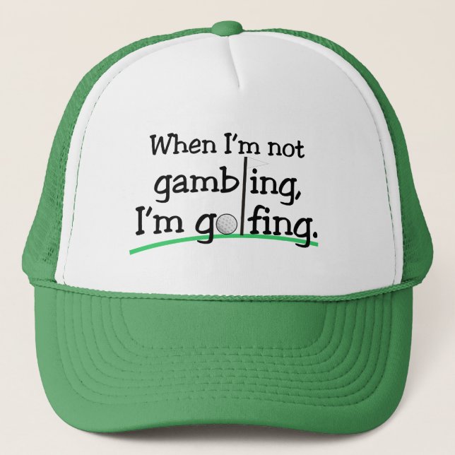 Golfing Trucker Hat (Front)