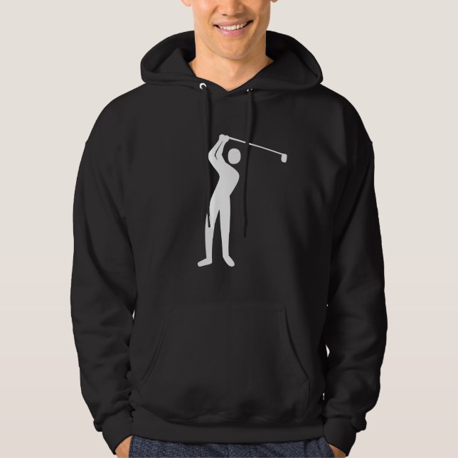 Golfing - White Hoodie (Front)