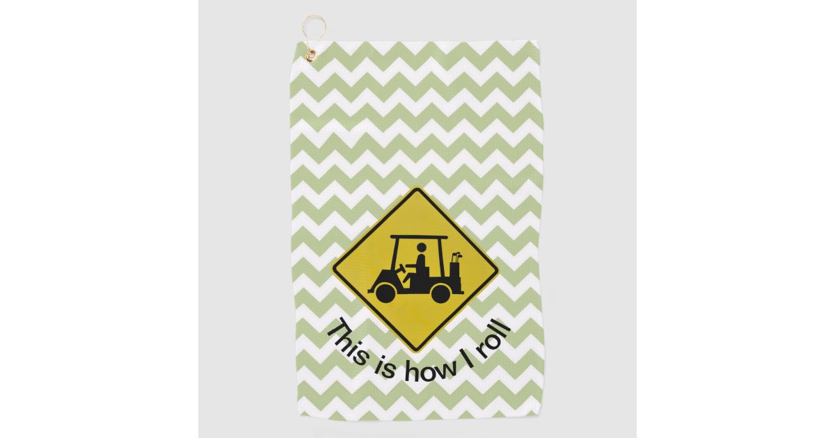 Golfing Yield Sign Green Chevron Golf Towel Zazzle Com Golfing Yield Sign Green Chevron Golf Towel Zazzle Com