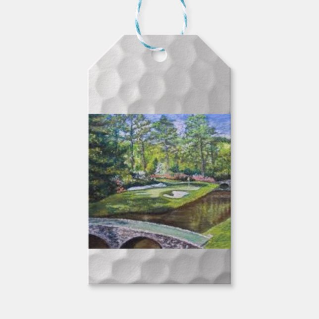 Golfland painting gift tag (Front)