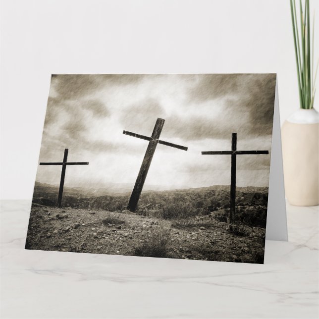 GOLGOTHA Jumbo Greeting Card (Front)