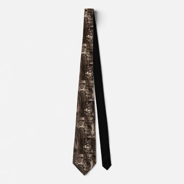 Golgotha site and Jesus by Munkacsy Neck Tie (Front)