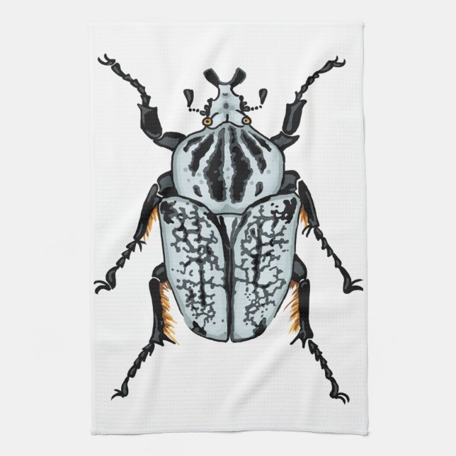 Goliath Beetle (single) Towel (Vertical)