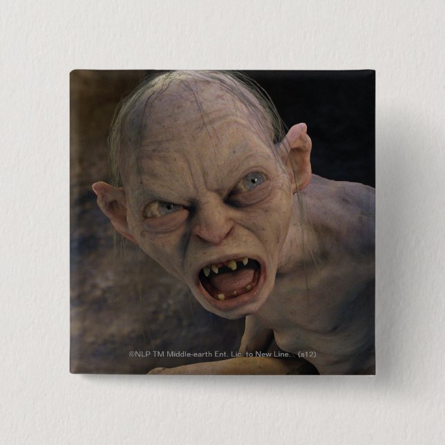 GOLLUM™ Close Up Pinback Button (Front)