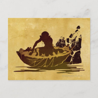 GOLLUM™ in a Raft Postcard