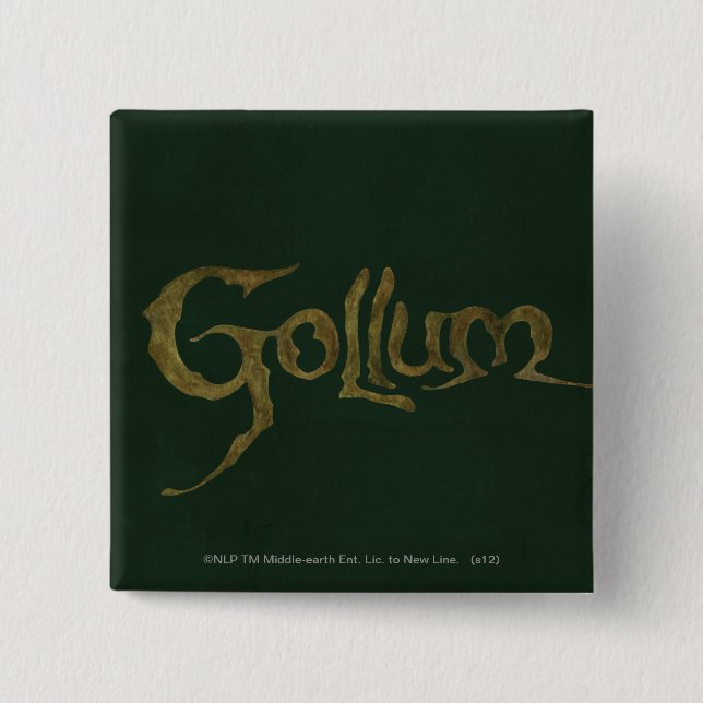 GOLLUM™ Name - Textured Button (Front)