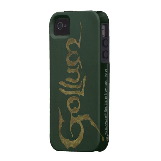 GOLLUM™ Name - Textured Case-Mate iPhone Case (Back Left)