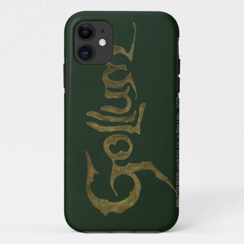 GOLLUM Name _ Textured iPhone 11 Case